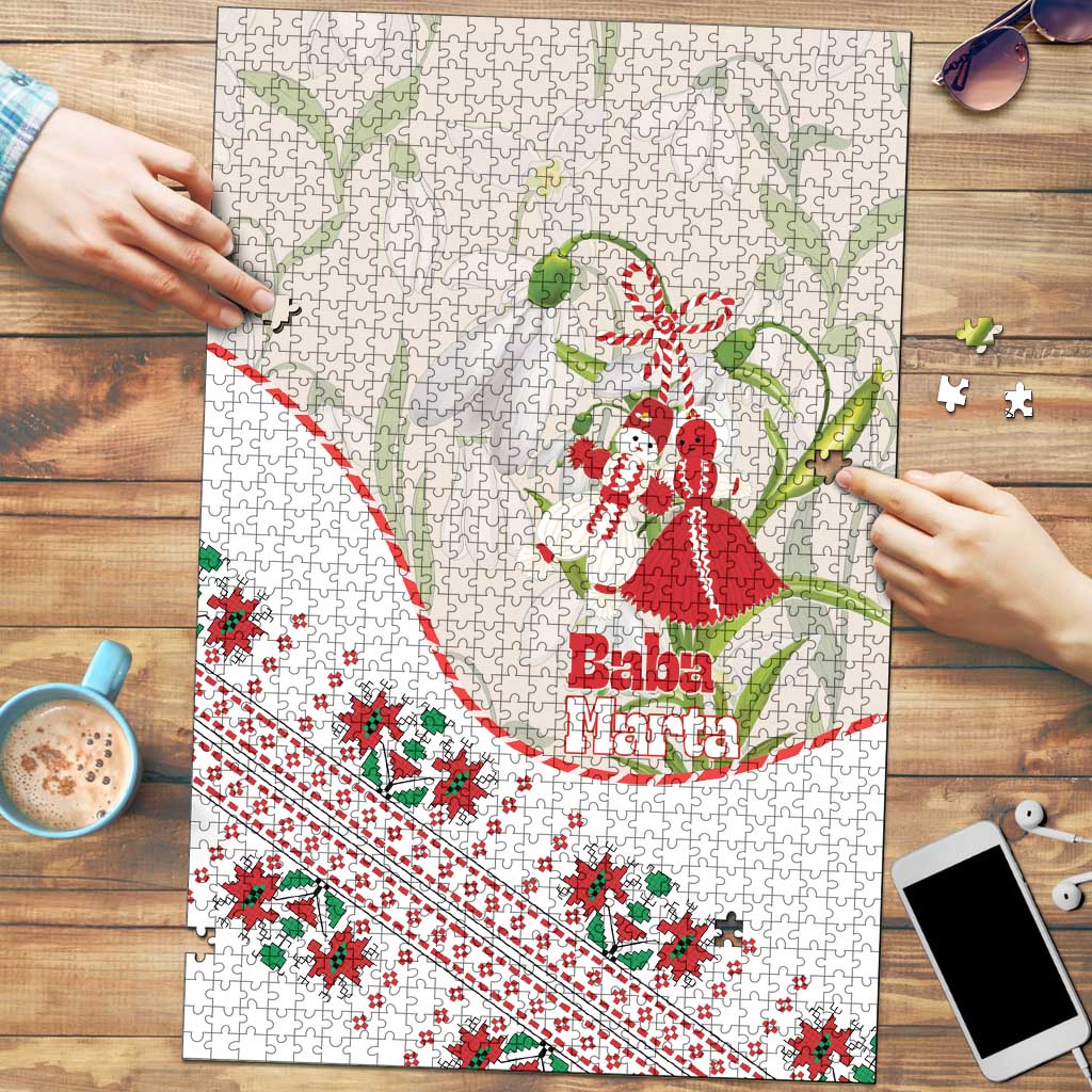 Baba Marta Bulgaria Puzzle Martenitsa Snowdrop Shevitsa Folk Pattern