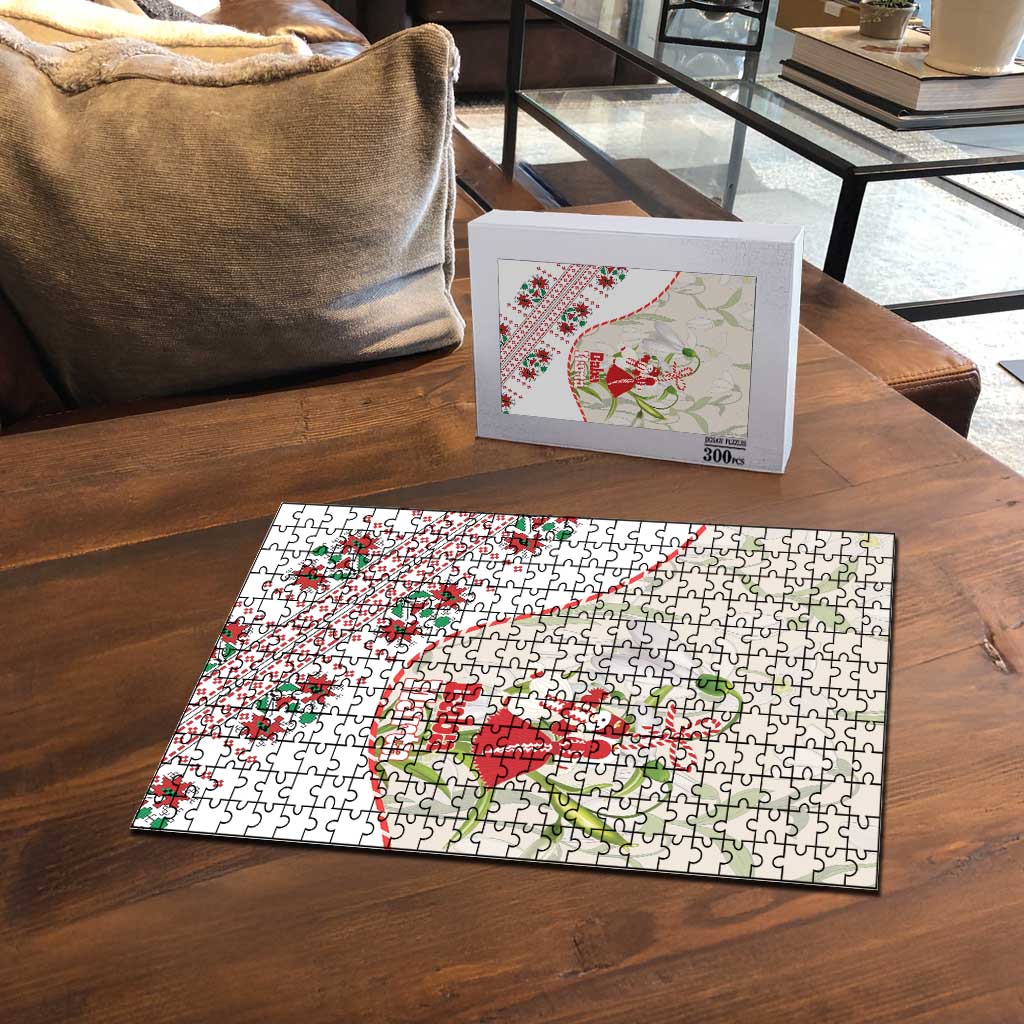 Baba Marta Bulgaria Puzzle Martenitsa Snowdrop Shevitsa Folk Pattern