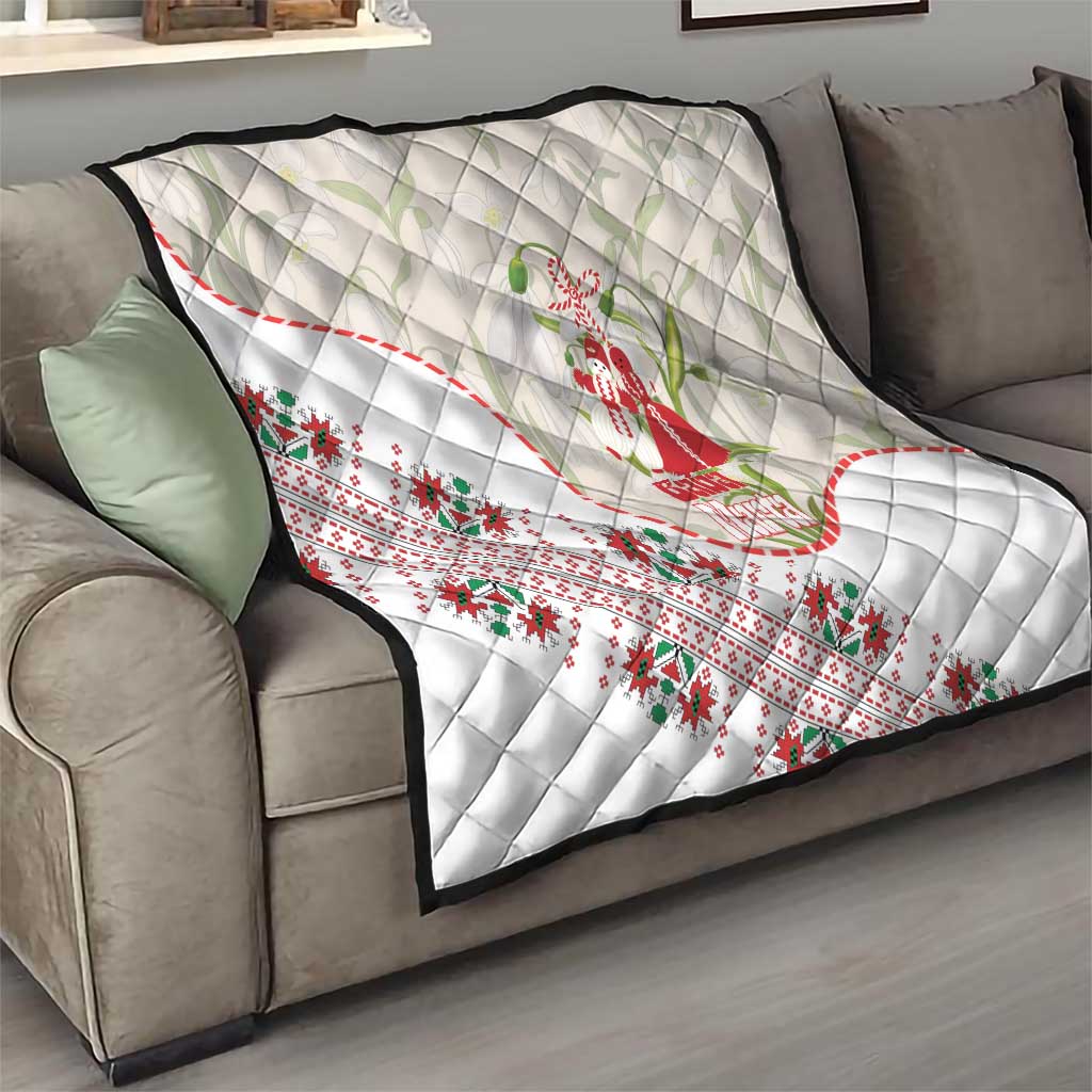 Baba Marta Bulgaria Quilt Martenitsa Snowdrop Shevitsa Folk Pattern