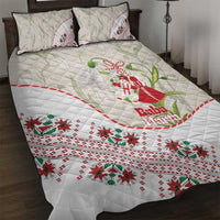 Baba Marta Bulgaria Quilt Bed Set Martenitsa Snowdrop Shevitsa Folk Pattern