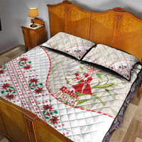 Baba Marta Bulgaria Quilt Bed Set Martenitsa Snowdrop Shevitsa Folk Pattern