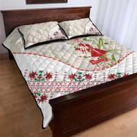 Baba Marta Bulgaria Quilt Bed Set Martenitsa Snowdrop Shevitsa Folk Pattern