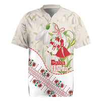 Baba Marta Bulgaria Rugby Jersey Martenitsa Snowdrop Shevitsa Folk Pattern