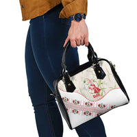 Baba Marta Bulgaria Shoulder Handbag Martenitsa Snowdrop Shevitsa Folk Pattern