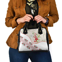 Baba Marta Bulgaria Shoulder Handbag Martenitsa Snowdrop Shevitsa Folk Pattern
