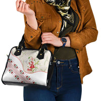 Baba Marta Bulgaria Shoulder Handbag Martenitsa Snowdrop Shevitsa Folk Pattern