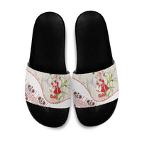 Baba Marta Bulgaria Slide Sandals Martenitsa Snowdrop Shevitsa Folk Pattern