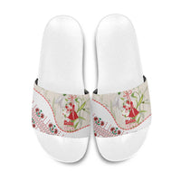Baba Marta Bulgaria Slide Sandals Martenitsa Snowdrop Shevitsa Folk Pattern