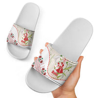 Baba Marta Bulgaria Slide Sandals Martenitsa Snowdrop Shevitsa Folk Pattern