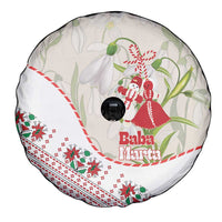 Baba Marta Bulgaria Spare Tire Cover Martenitsa Snowdrop Shevitsa Folk Pattern