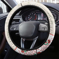 Baba Marta Bulgaria Steering Wheel Cover Martenitsa Snowdrop Shevitsa Folk Pattern