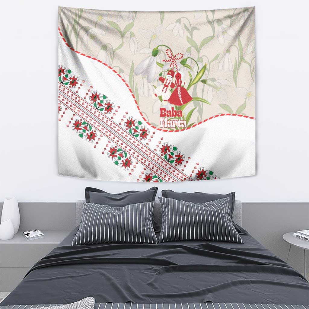 Baba Marta Bulgaria Tapestry Martenitsa Snowdrop Shevitsa Folk Pattern