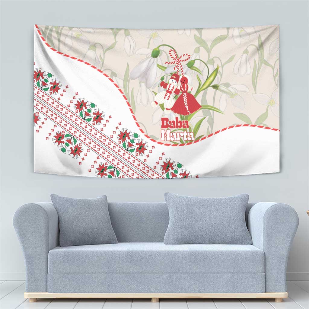 Baba Marta Bulgaria Tapestry Martenitsa Snowdrop Shevitsa Folk Pattern