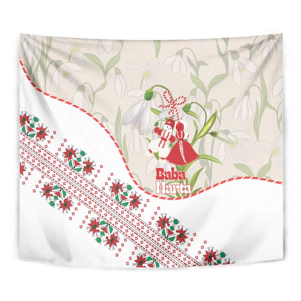 Baba Marta Bulgaria Tapestry Martenitsa Snowdrop Shevitsa Folk Pattern