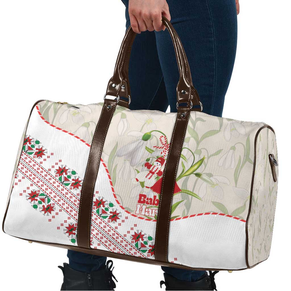Baba Marta Bulgaria Travel Bag Martenitsa Snowdrop Shevitsa Folk Pattern