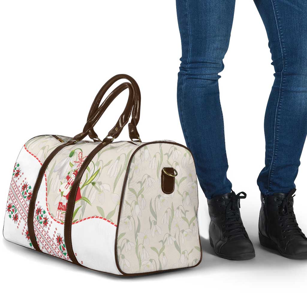 Baba Marta Bulgaria Travel Bag Martenitsa Snowdrop Shevitsa Folk Pattern