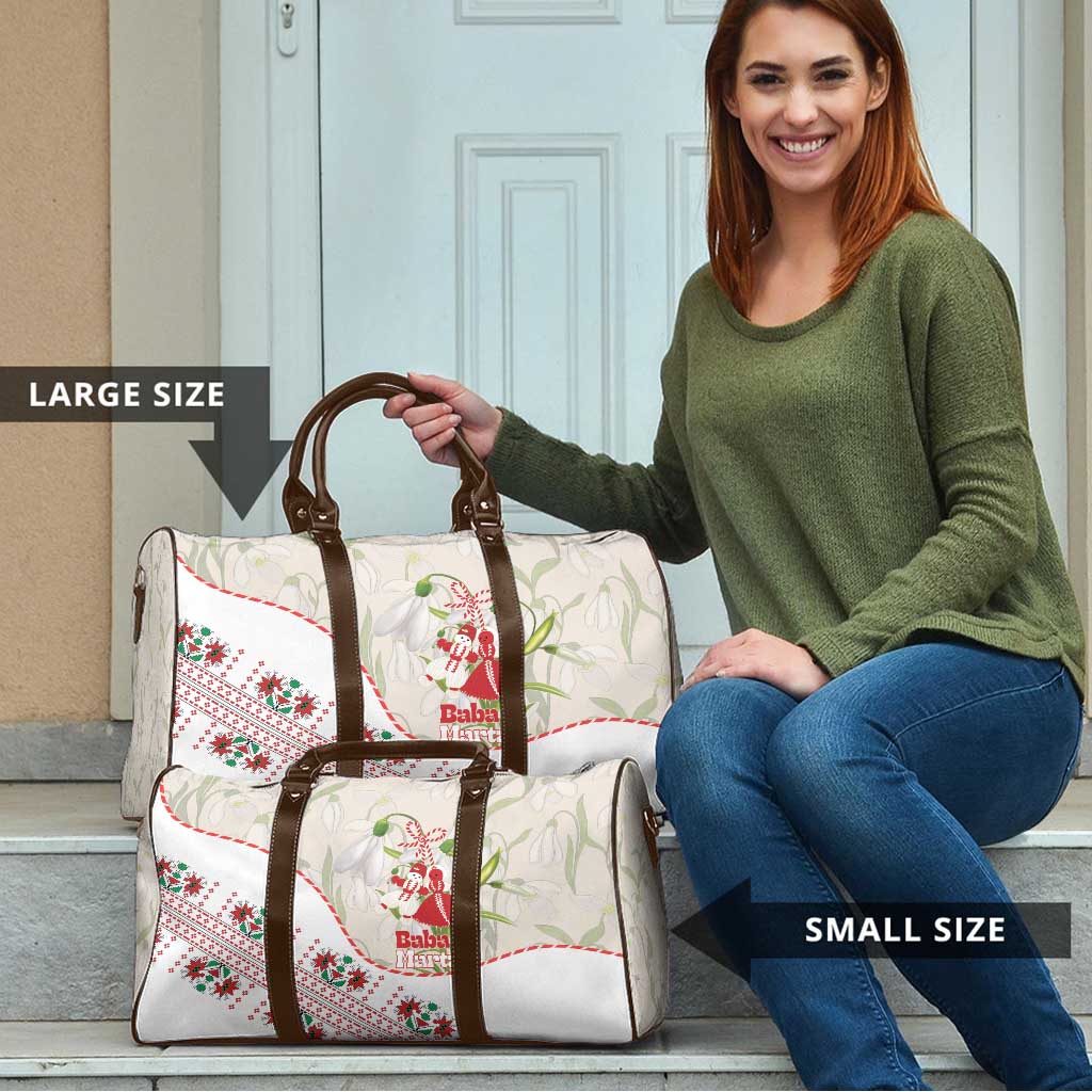 Baba Marta Bulgaria Travel Bag Martenitsa Snowdrop Shevitsa Folk Pattern