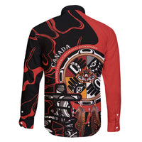 Canada National Aboriginal Day Family Matching Mermaid Dress and Hawaiian Shirt Indigenous Peoples Inuksuit With Dreamcatcher - Wonder Print Shop