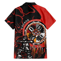 Canada National Aboriginal Day Family Matching Tank Maxi Dress and Hawaiian Shirt Indigenous Peoples Inuksuit With Dreamcatcher - Wonder Print Shop