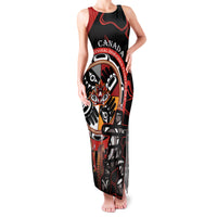 Canada National Aboriginal Day Family Matching Tank Maxi Dress and Hawaiian Shirt Indigenous Peoples Inuksuit With Dreamcatcher - Wonder Print Shop