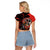 Canada National Aboriginal Day Raglan Cropped T Shirt Indigenous Peoples Inuksuit With Dreamcatcher - Wonder Print Shop