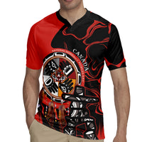 Canada National Aboriginal Day Rugby Jersey Indigenous Peoples Inuksuit With Dreamcatcher - Wonder Print Shop
