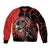 Canada National Aboriginal Day Sleeve Zip Bomber Jacket Indigenous Peoples Inuksuit With Dreamcatcher - Wonder Print Shop