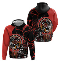 Canada National Aboriginal Day Zip Hoodie Indigenous Peoples Inuksuit With Dreamcatcher - Wonder Print Shop
