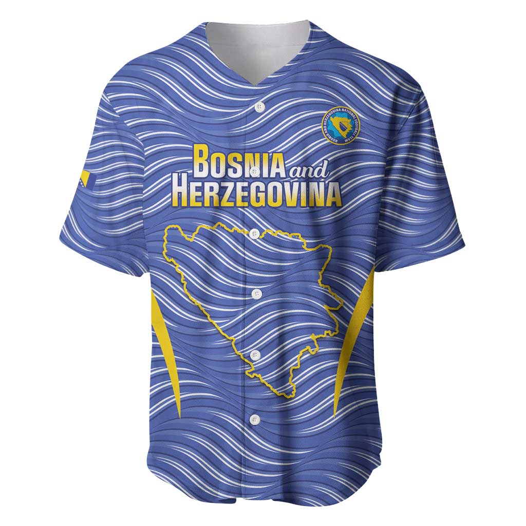 Custom Bosnia and Herzegovina Football Baseball Jersey Come On Zmajevi