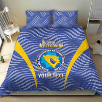 Custom Bosnia and Herzegovina Football Bedding Set Come On Zmajevi