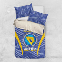 Custom Bosnia and Herzegovina Football Bedding Set Come On Zmajevi