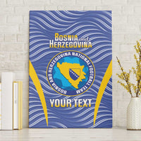 Custom Bosnia and Herzegovina Football Canvas Wall Art Come On Zmajevi