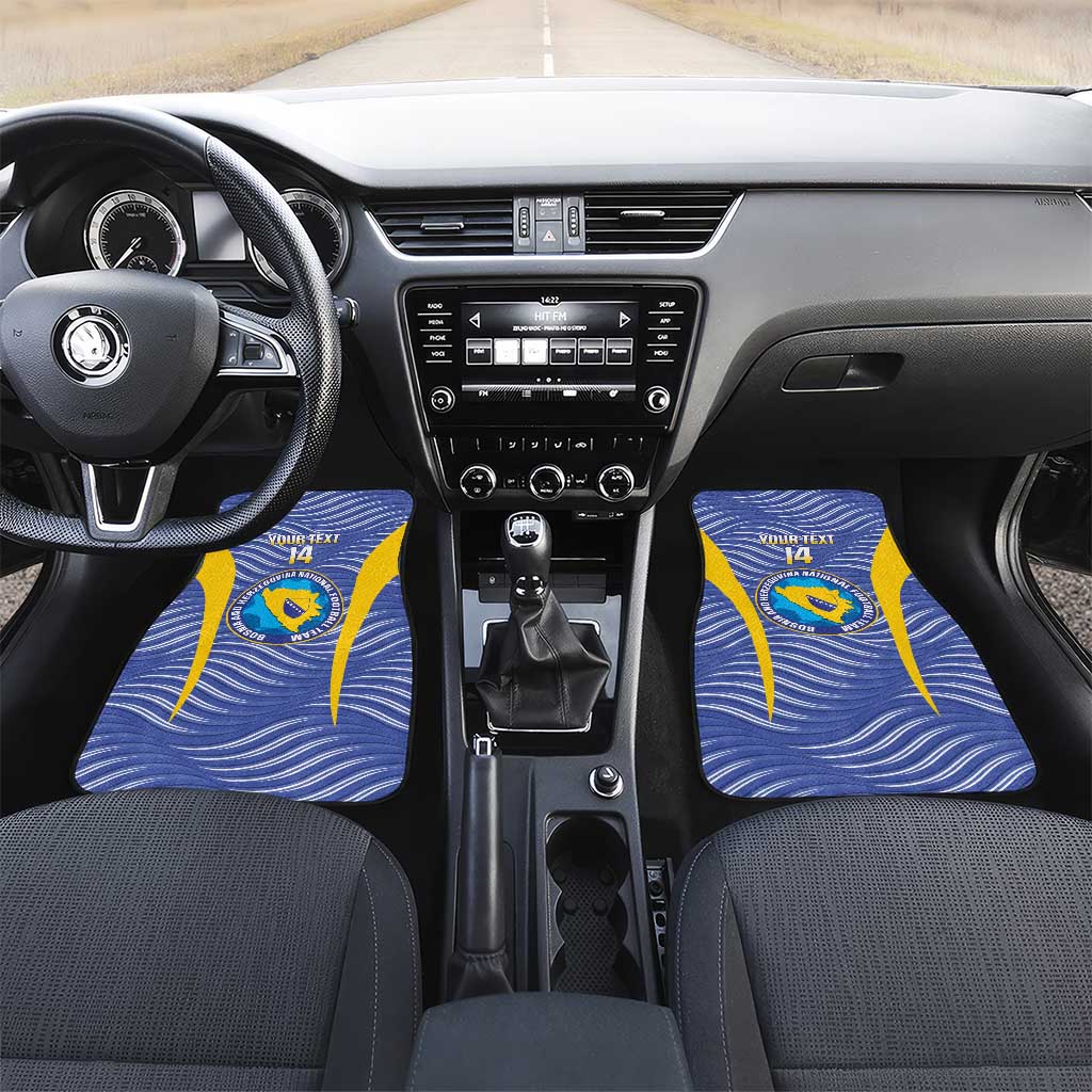 Custom Bosnia and Herzegovina Football Car Mats Come On Zmajevi