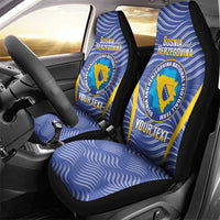 Custom Bosnia and Herzegovina Football Car Seat Cover Come On Zmajevi