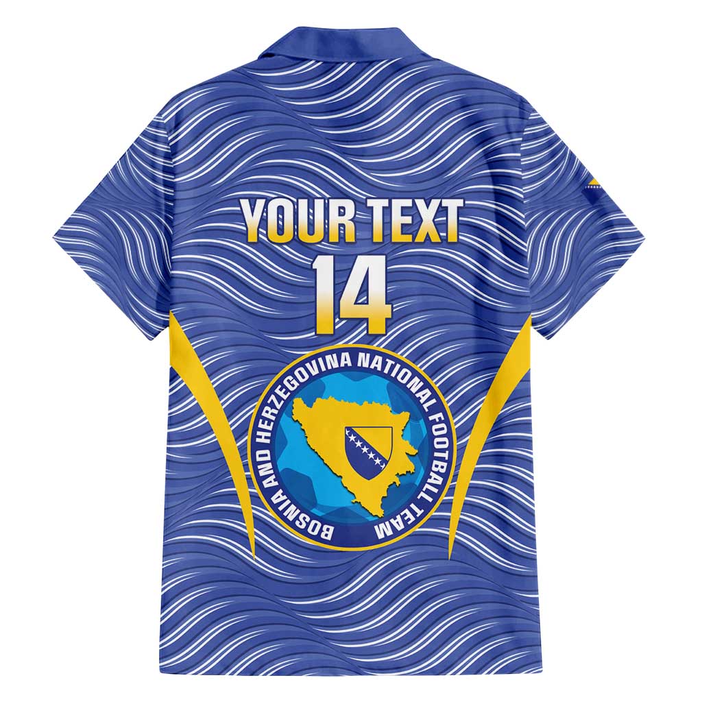 Custom Bosnia and Herzegovina Football Family Matching Tank Maxi Dress and Hawaiian Shirt Come On Zmajevi