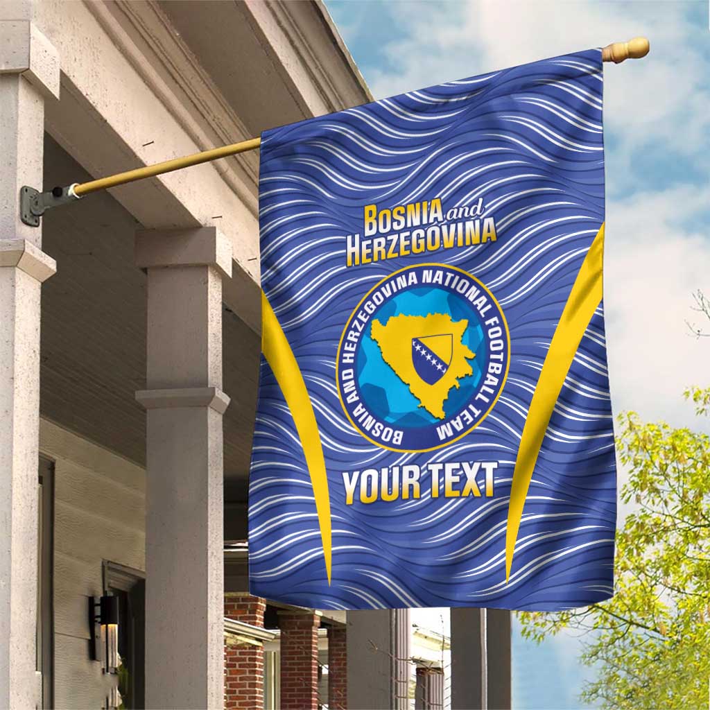 Custom Bosnia and Herzegovina Football Garden Flag Come On Zmajevi
