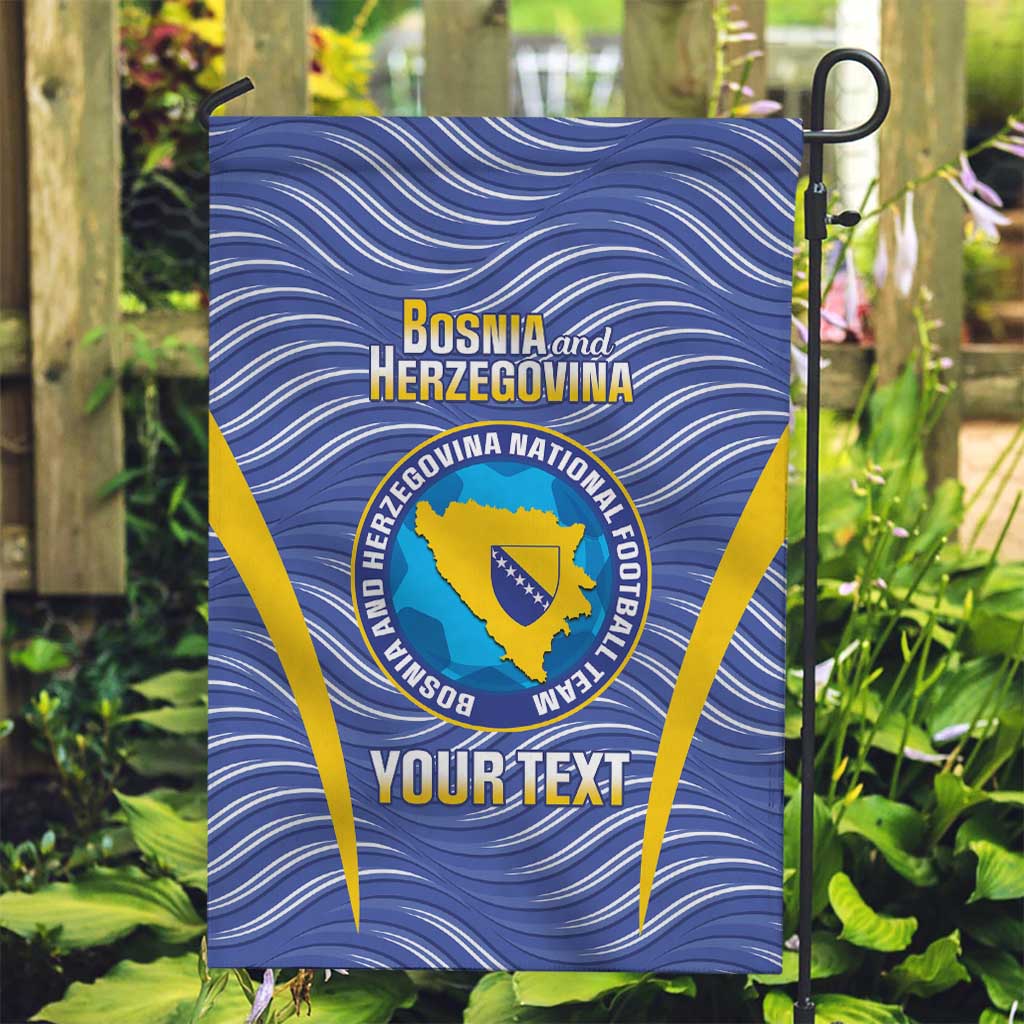 Custom Bosnia and Herzegovina Football Garden Flag Come On Zmajevi
