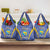 Custom Bosnia and Herzegovina Football Grocery Bag Come On Zmajevi