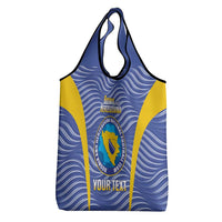 Custom Bosnia and Herzegovina Football Grocery Bag Come On Zmajevi