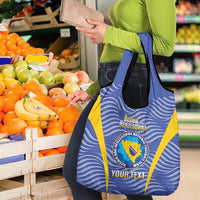 Custom Bosnia and Herzegovina Football Grocery Bag Come On Zmajevi