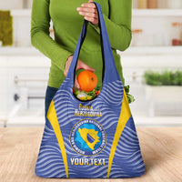 Custom Bosnia and Herzegovina Football Grocery Bag Come On Zmajevi