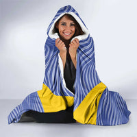 Custom Bosnia and Herzegovina Football Hooded Blanket Come On Zmajevi