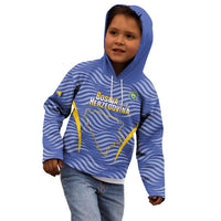 Custom Bosnia and Herzegovina Football Kid Hoodie Come On Zmajevi