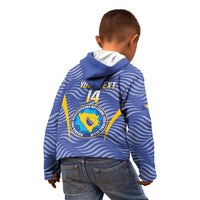 Custom Bosnia and Herzegovina Football Kid Hoodie Come On Zmajevi