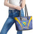 Custom Bosnia and Herzegovina Football Leather Tote Bag Come On Zmajevi