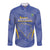 Custom Bosnia and Herzegovina Football Long Sleeve Button Shirt Come On Zmajevi