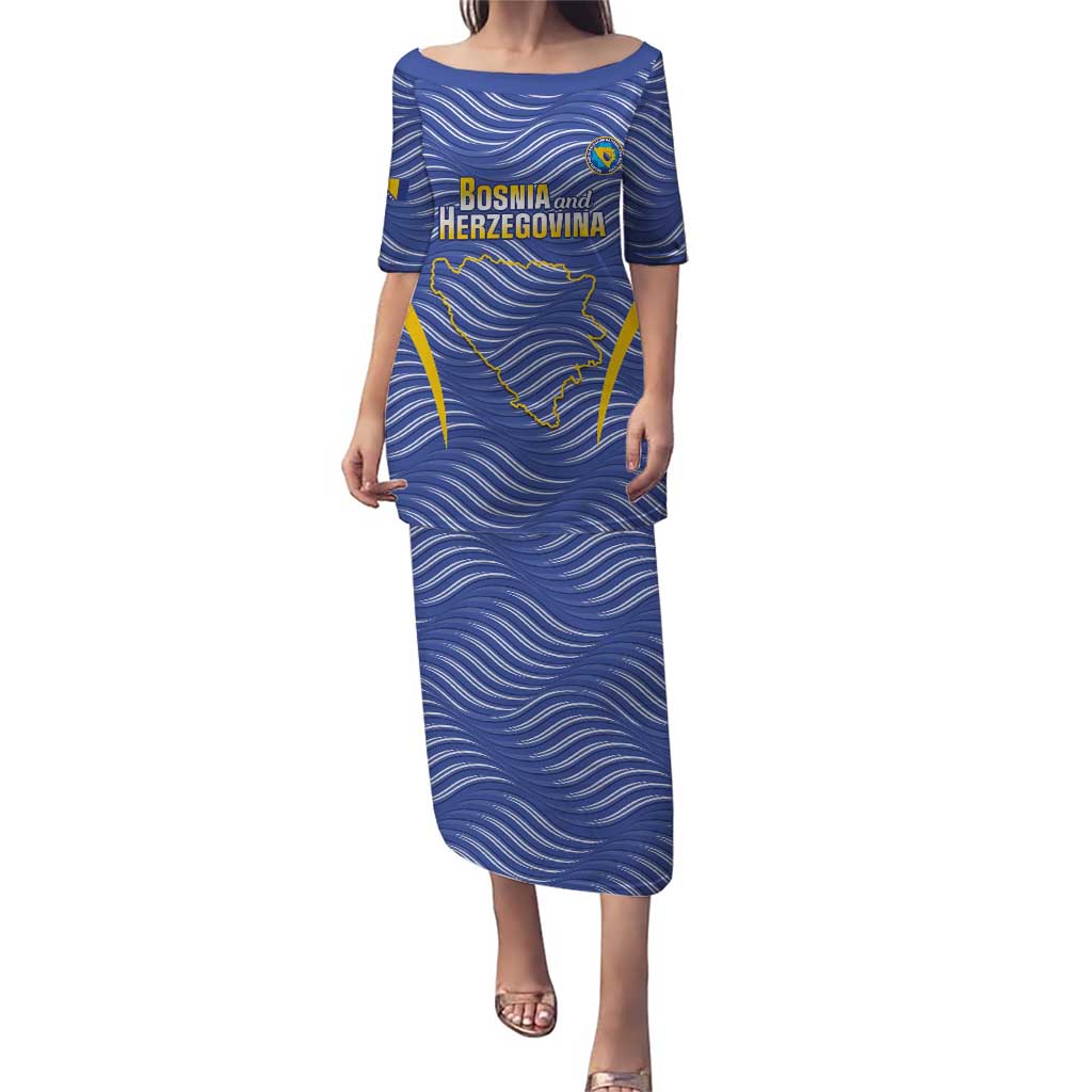 Custom Bosnia and Herzegovina Football Puletasi Come On Zmajevi