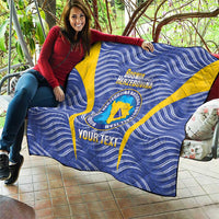 Custom Bosnia and Herzegovina Football Quilt Come On Zmajevi