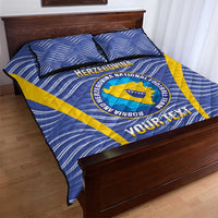 Custom Bosnia and Herzegovina Football Quilt Bed Set Come On Zmajevi