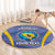 Custom Bosnia and Herzegovina Football Round Carpet Come On Zmajevi